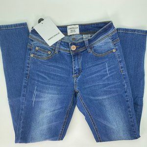 AMERICAN BLUE CROPPED SKINNY JEANS, SIZE 1, NWT